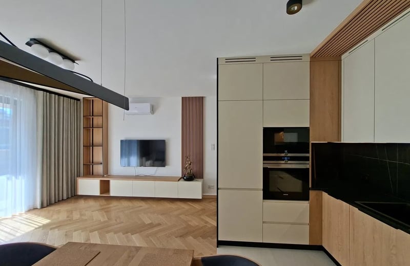 Аренда стильной, меблированной 2-комнатной квартиры, 51 м², Grzegórzki, Краков, Польша